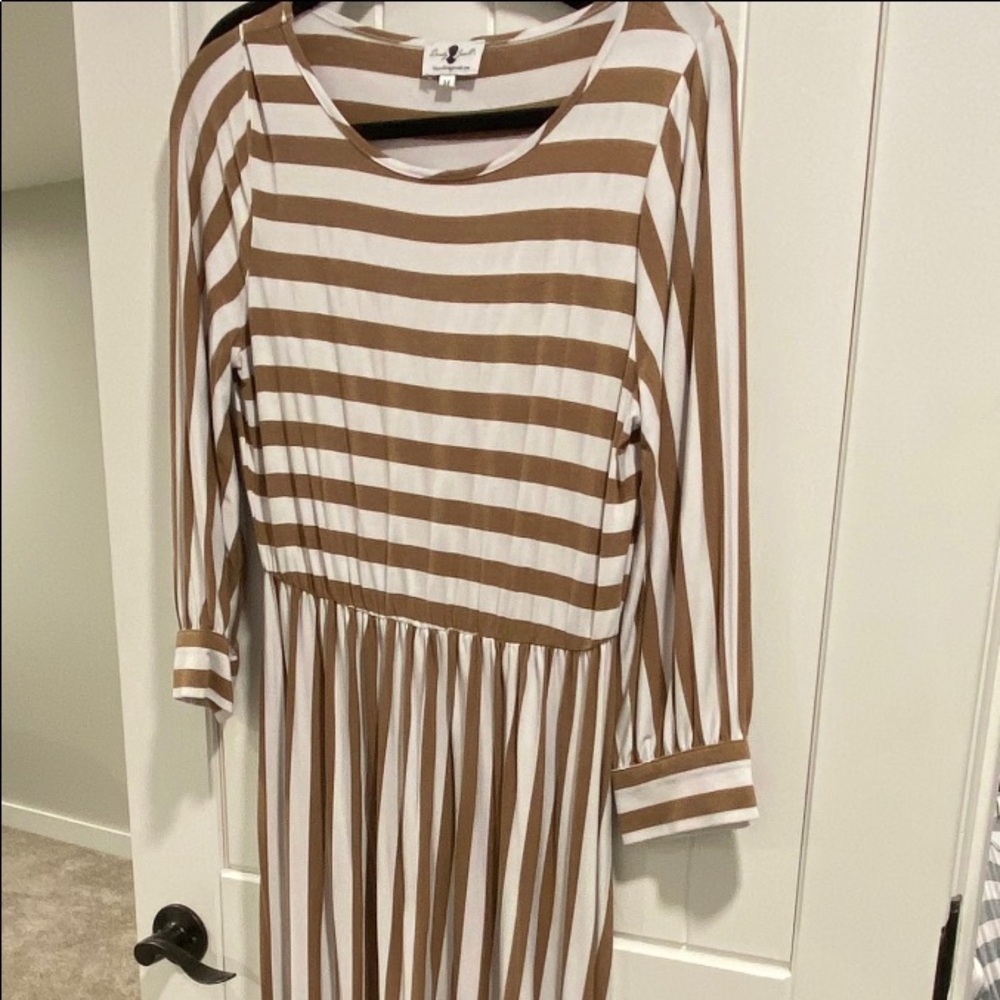 Dainty Jewells Striped Maxi Dress